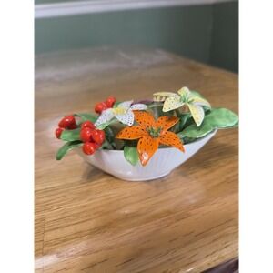 Vintage Royal Adderley handpainted English Bone China Floral Bouquet